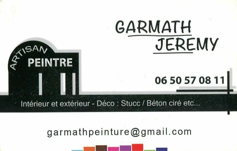 Garmath Jeremy ARTISAN PEINTRE